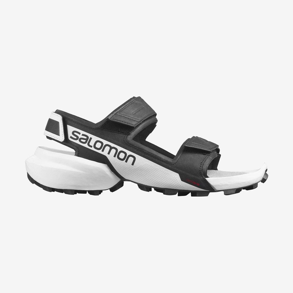 Salomon SPEEDCROSS Sandalias Hombre - Negras / Blancas - Colombia (38504-WQDZ)